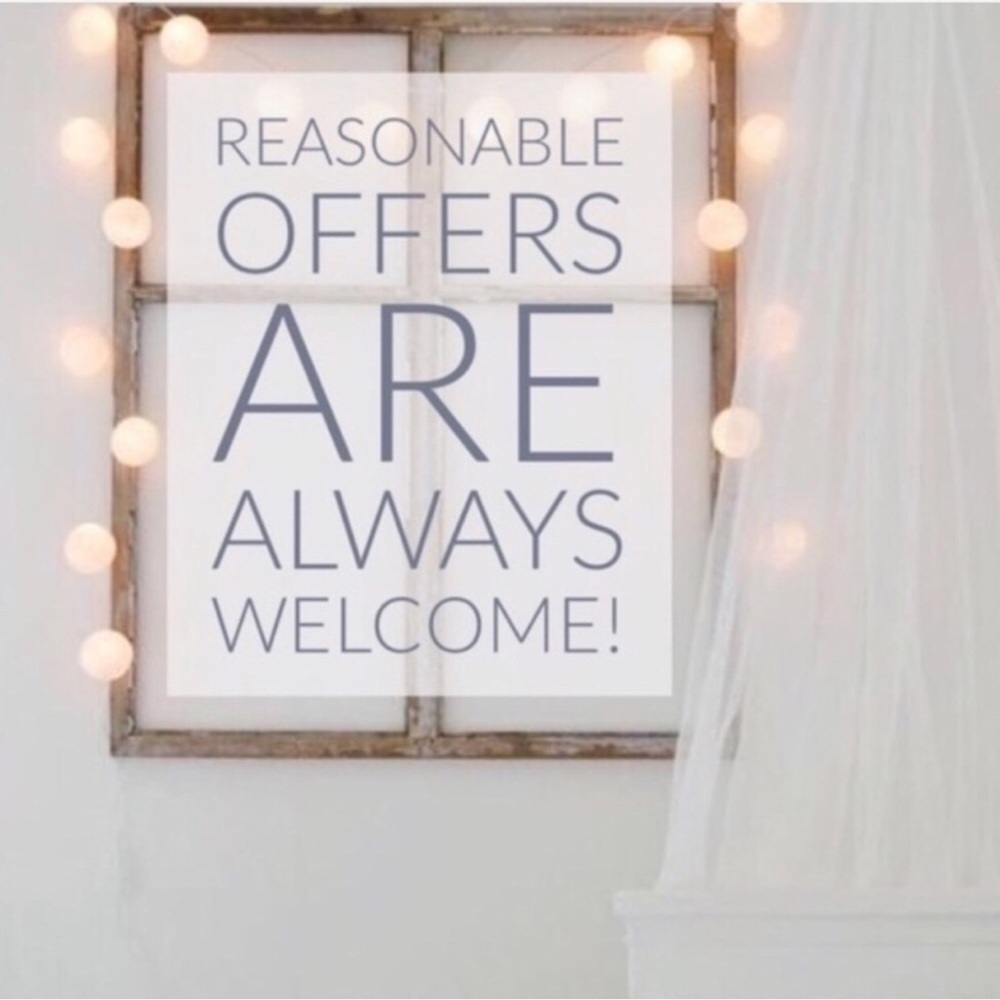 Any and all offers will be considered